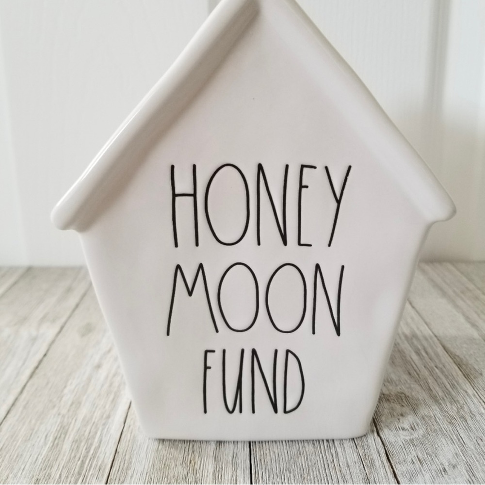 NWT Rae Dunn Honeymoon Fund Money Bank - Picture 2 of 7